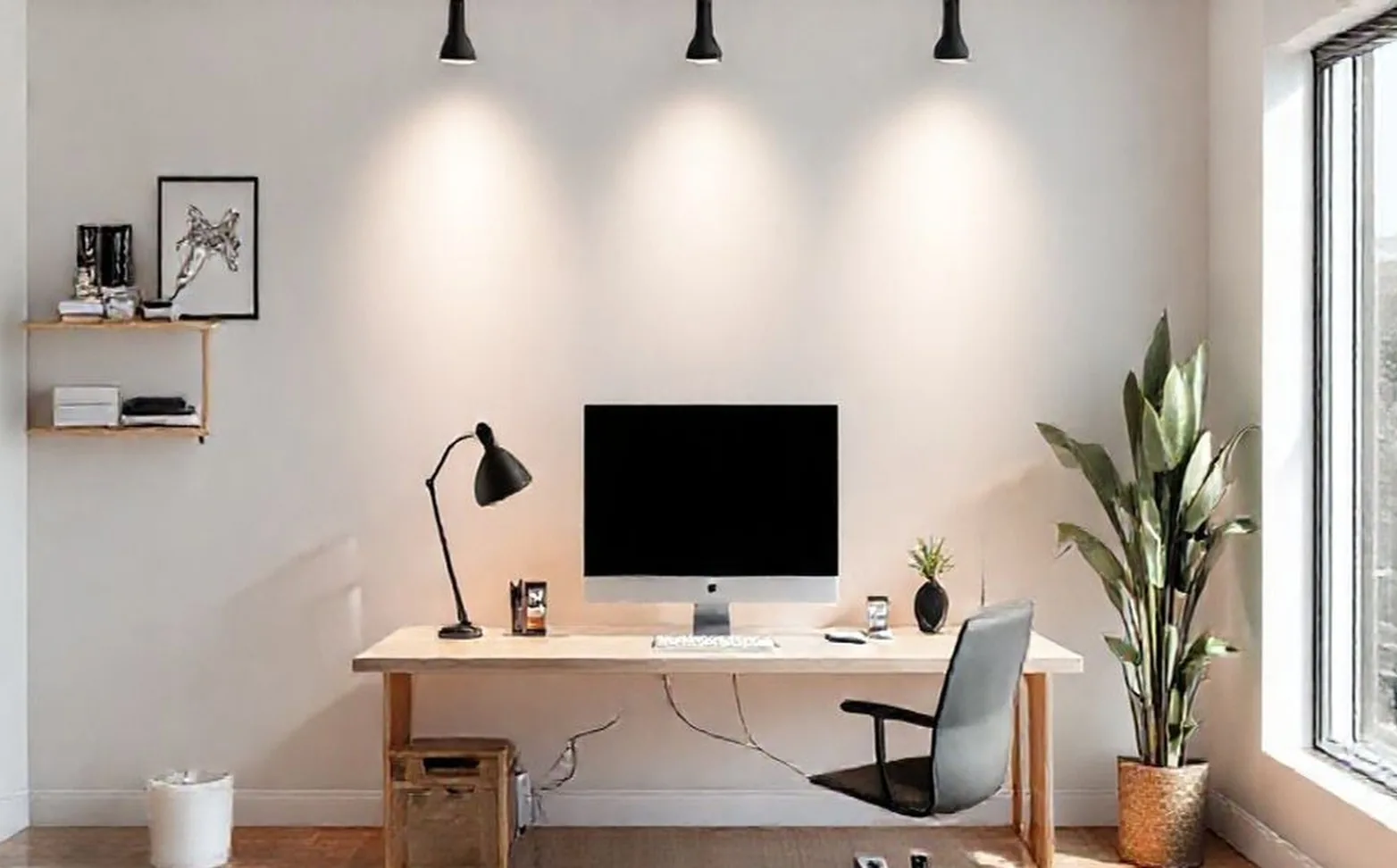 minimalist workspace